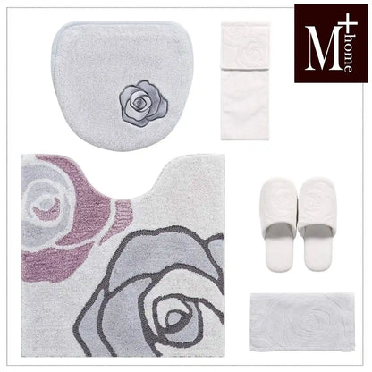 Senko M+Home Marley Toilet Lid Cover Japan (Multi Type Adsorption Sheet) Gray 15069