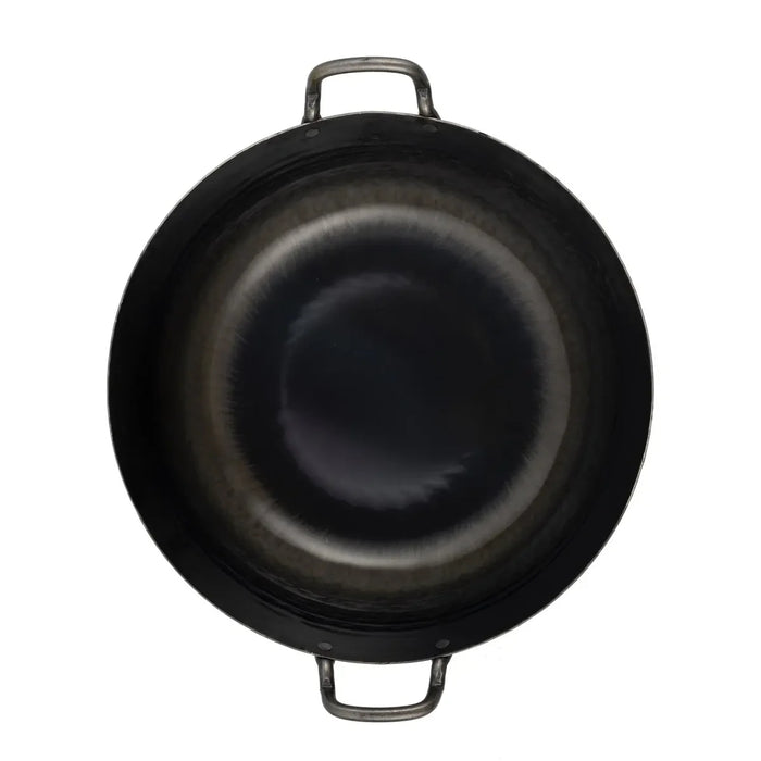 Yamada Hammered Iron Tempura Pan 24cm