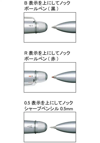 Sailor Fountain Pen 2-Colors Multifunctional Sharp Profit 3 Silver 16-0331-219