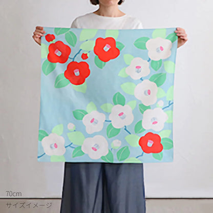 Musubi Furoshiki 70Cm Plain Rose Ichikoshi Made In Japan 10184-002
