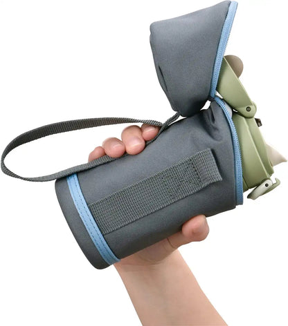 Thermos My Bottle Pouch with Strap Gray Blue Suitable for 350-400ml