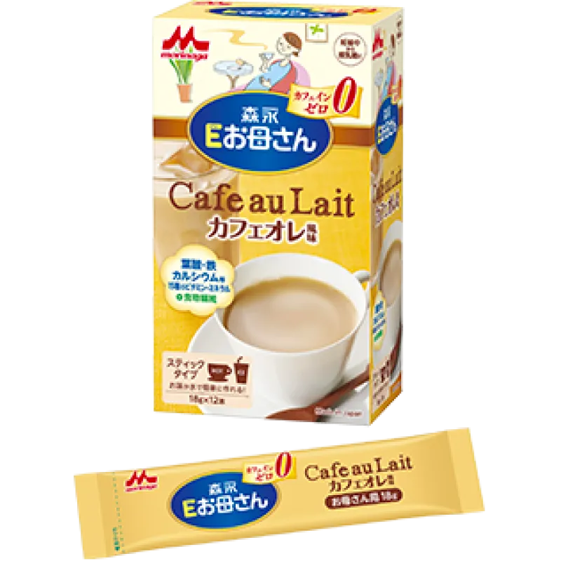Pregnancy Supplement Cafe Au Lait Flavor by Morinaga - 12 Servings