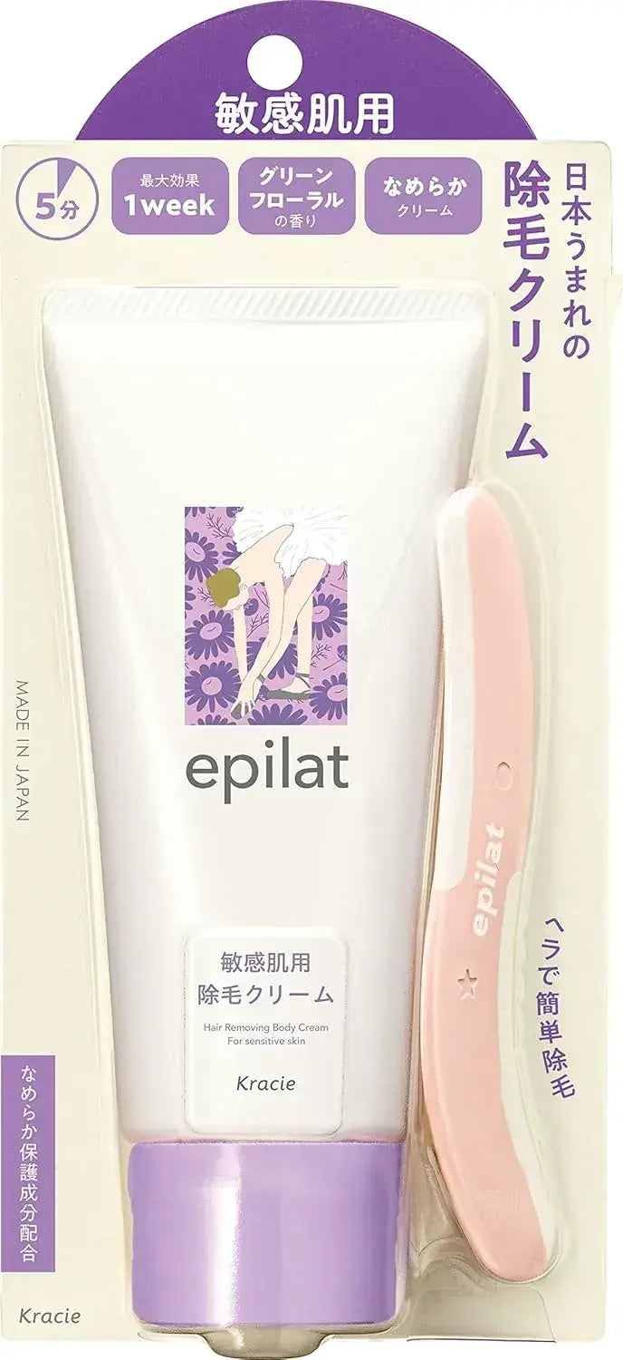 Epilat Hair Removal Cream for Sensitive Skin with Applicator - 4 Pcs - 4901417840417