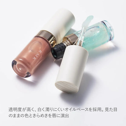Equip RMK Official Lip Luminizer Glossy Lip Oil with Hyaluronic Acid