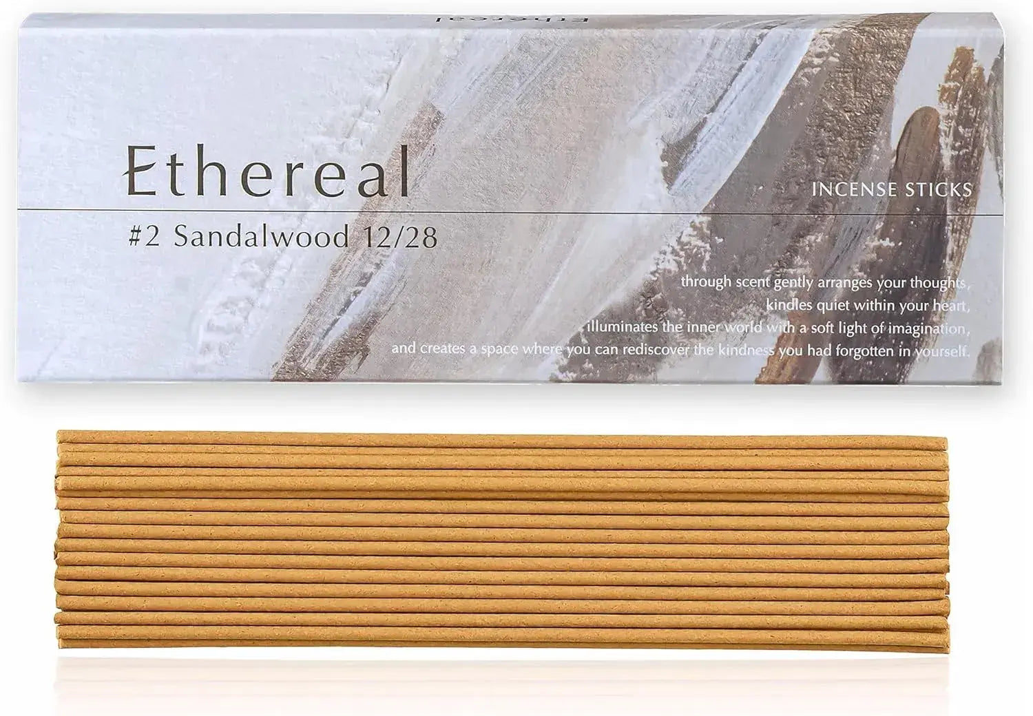 Ethereal Sandalwood Incense Sticks Made in Japan Musk Vanilla Vetiver