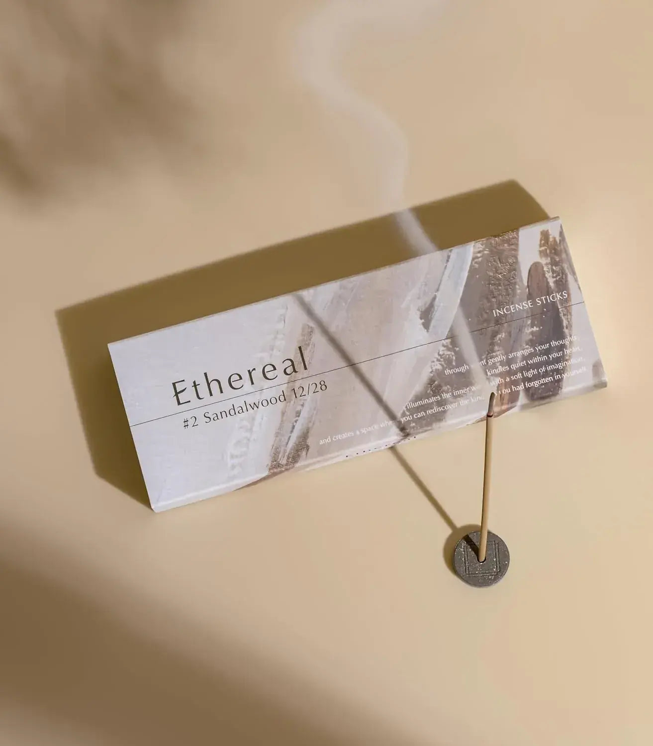 Ethereal Sandalwood Incense Sticks Made in Japan Musk Vanilla Vetiver
