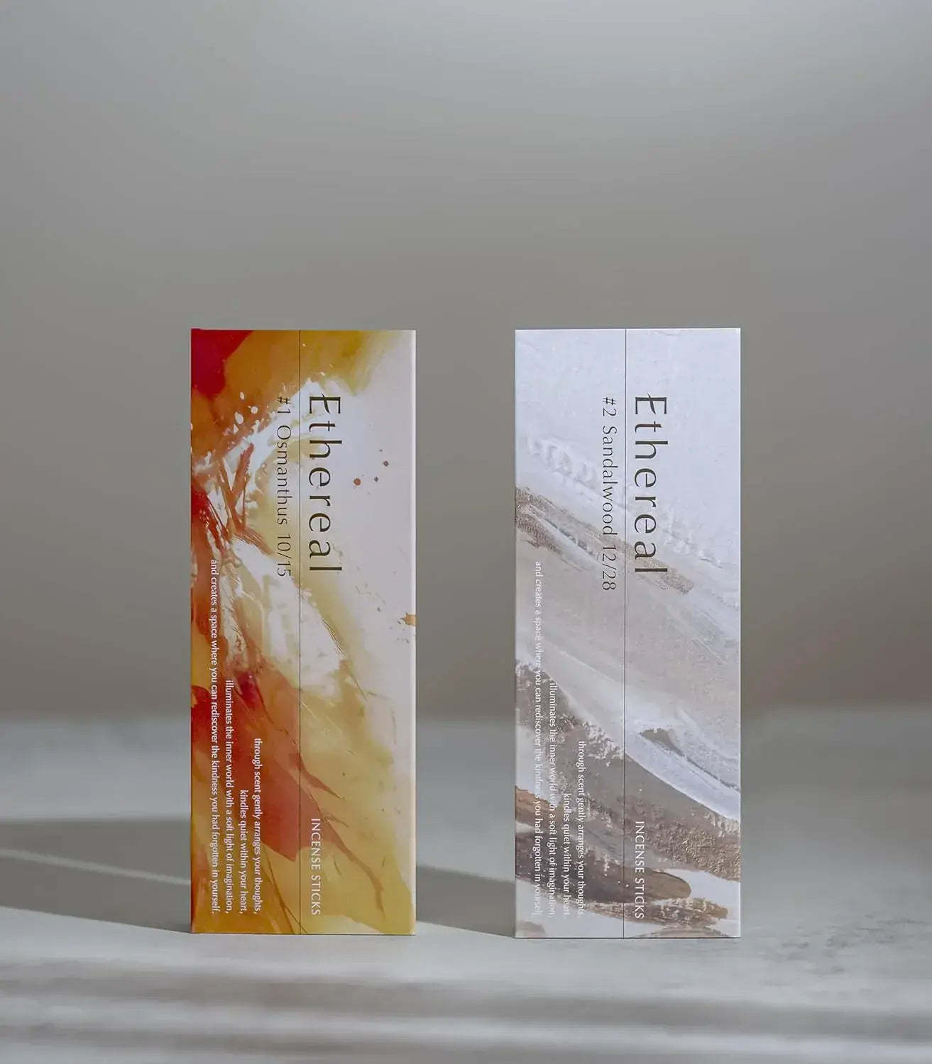 Ethereal Sandalwood Incense Sticks Made in Japan Musk Vanilla Vetiver