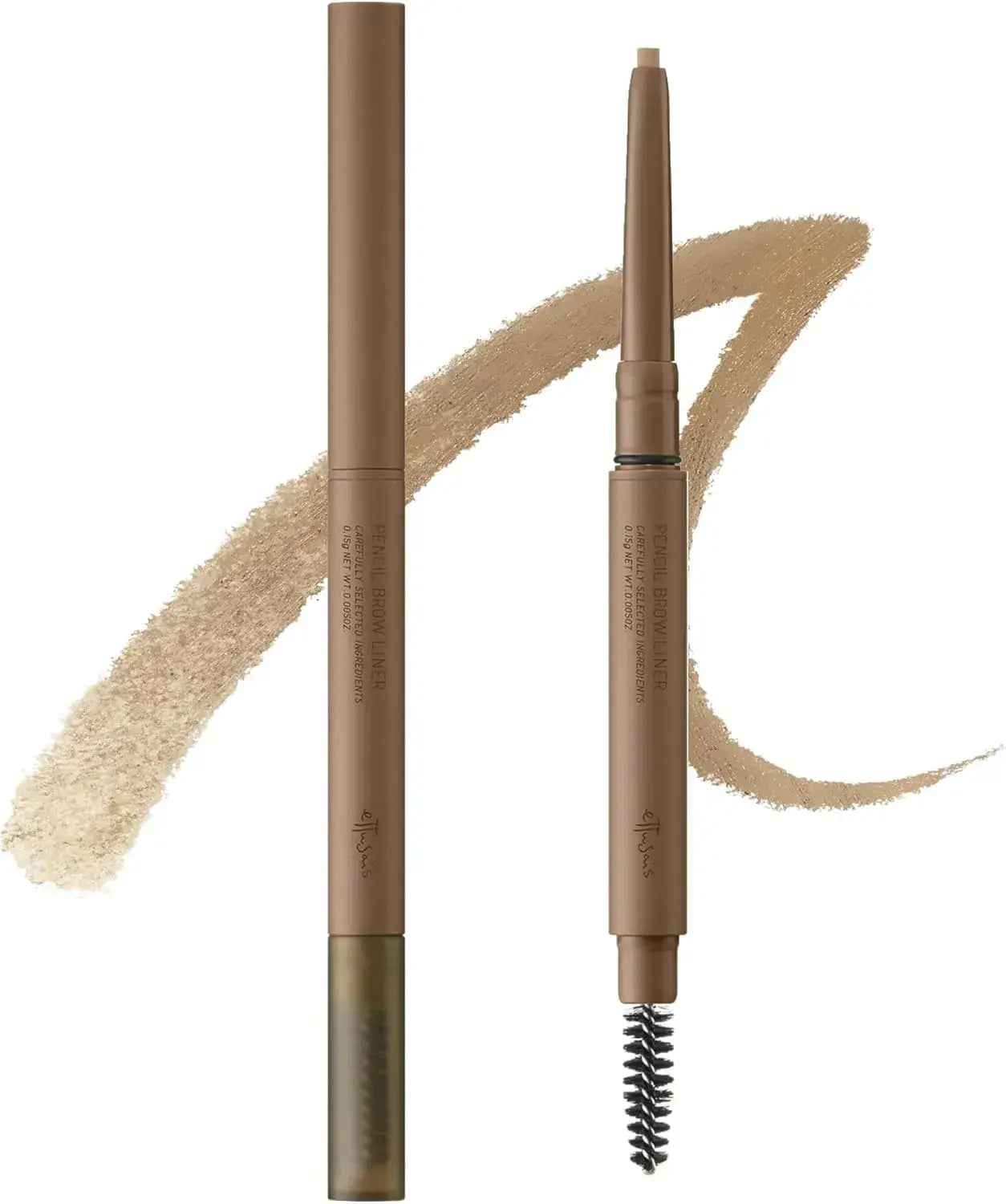 Ettusais Pencil Blow Liner Waterproof Eyeliner Pencil - 01 Latte Brown - 4932554265900