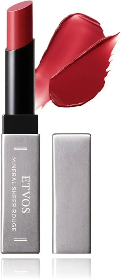Etvos Mineral Sheer Rouge Natural Lip and Cheek Tint - Red Glasse - 4580682135079