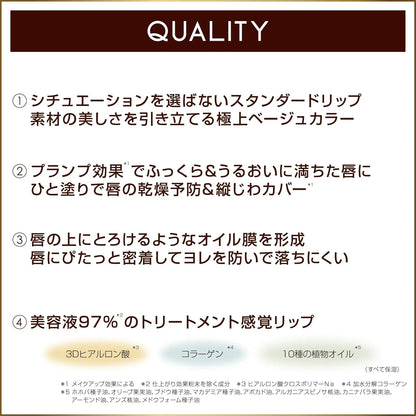 Excel Lip Steady SD04 Masturbator Beige Lipstick with Plump Effect Stain Resistant Excel