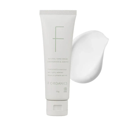 F Organics Natural Hand Cream - Lemongrass & Juniper - 4570106736210