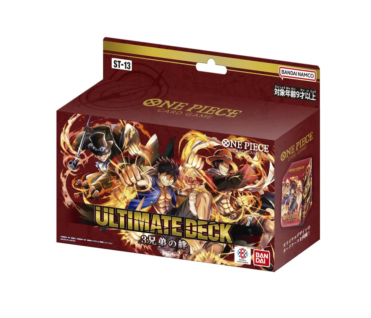 one piece card game dragon Bandai One Piece Card Game Ultimate Deck ST-13