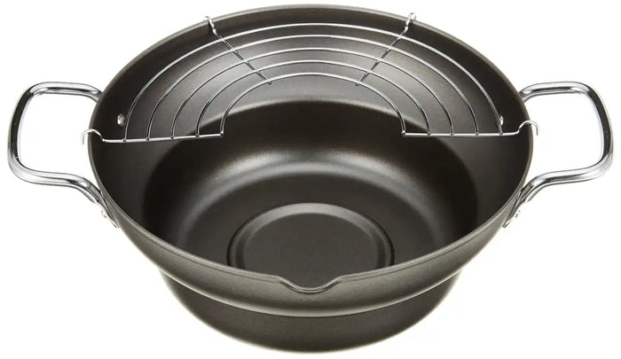 Wahei Freiz Tempura Pot 24Cm - Iron Silicon Processing - Made In Japan Er-7795