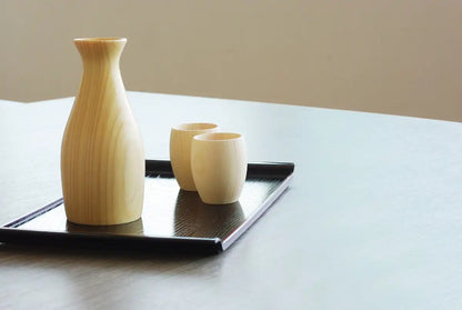 Yamaco 888931 Natural Round Guinomi 3Pc Set Made In Japan - Japanese