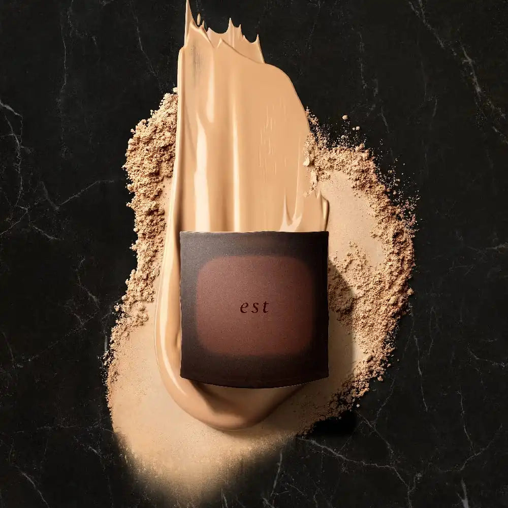 Est Illuminating Powder Foundation Be300 - Radiant Finish Makeup