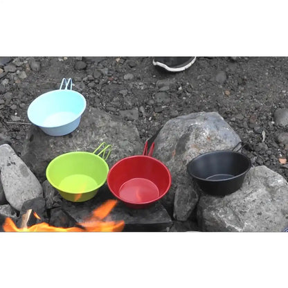 Katariki Japan Stainless Steel Silicone Baking Coated Sierra Cup W/ Scale - Black