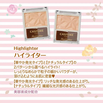 Canmake N01 Highlighter - High-Intensity 4.5g Single Pack
