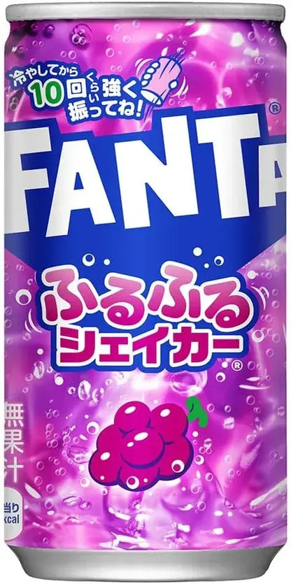 Fanta Grape Jelly Shaker Drink 180ml Can Pack of 30