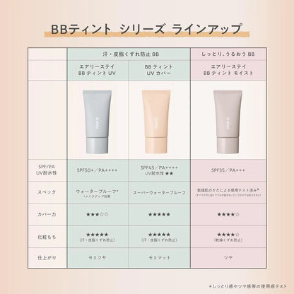 Fasio Airy Stay BB Cream Waterproof Oilproof SPF50 Sunscreen