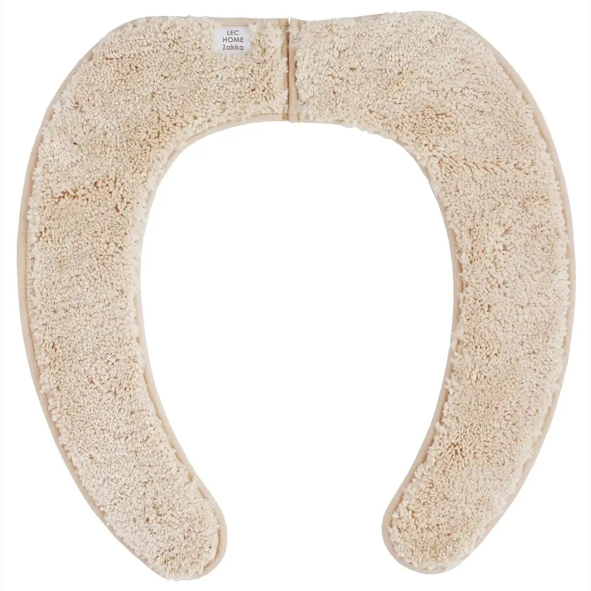 Lec Japan Pita Q Adsorption Benza Sheet Superb Fluffy Tufted Fabric Beige Compatible All Types Stick Type Washable