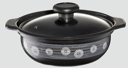 Takagi Metal Japan Kinzoku 2-Handed Pot Tabletop Enamel Ih Compatible 18Cm 1 Person Yayoi Ha-Y18