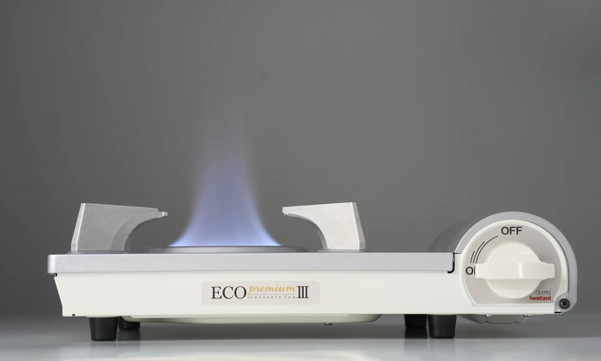 Iwatani Portable Gas Stove CB-EPR-3 Eco Premium III for Camping & Emergencies