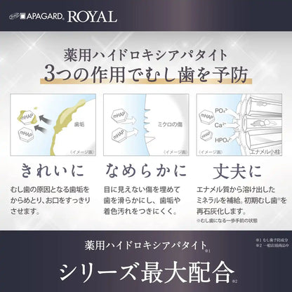 Apagard Royal Toothpaste 135G - Premium Whitening Formula