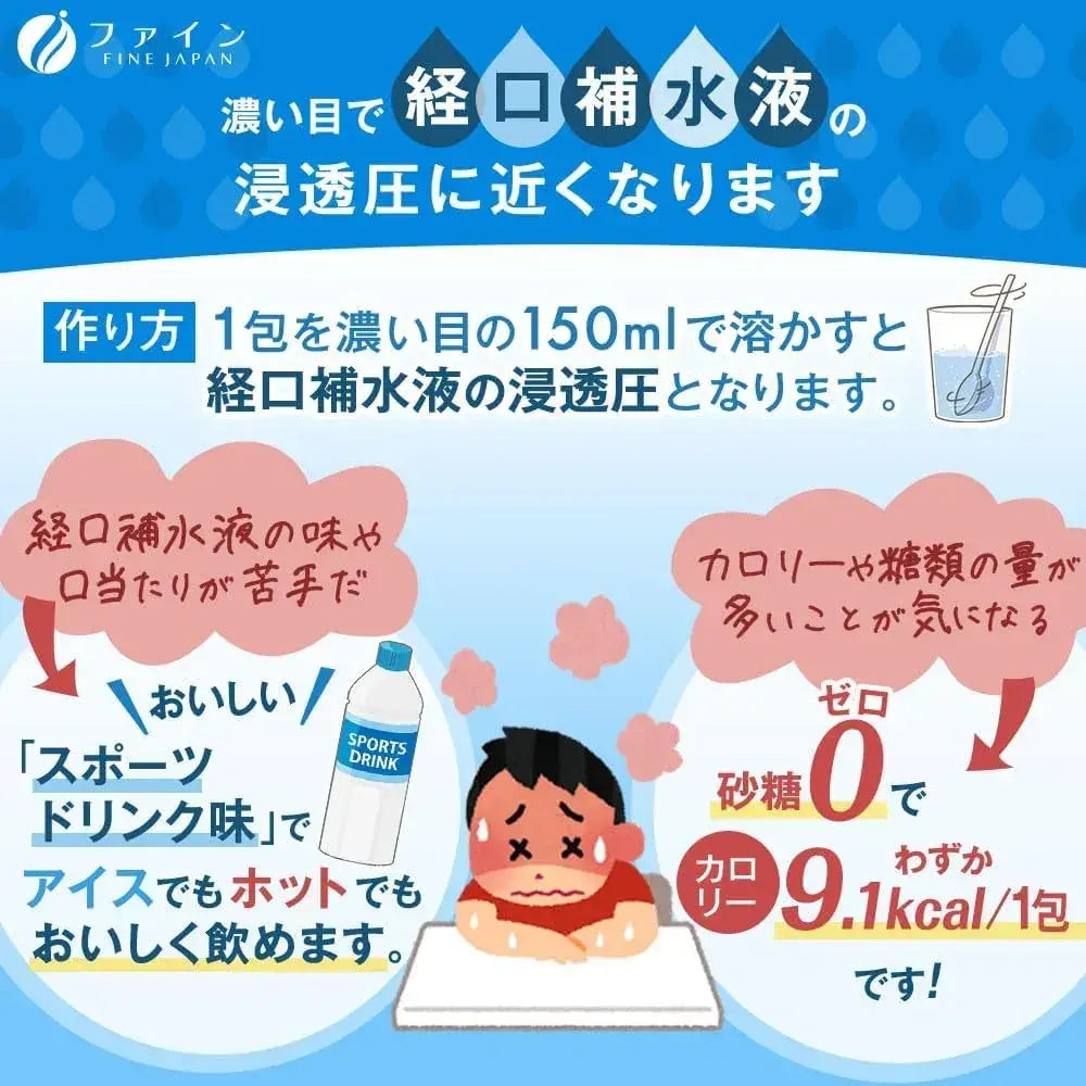 Fine Japan Fine Sports Drink Sugar-Free Zero Fat Vitamin C