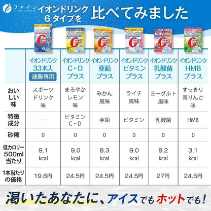 Fine Japan Fine Sports Drink Sugar-Free Zero Fat Vitamin C