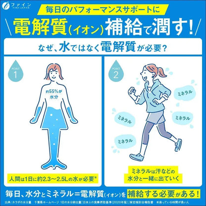 Fine Japan Fine Sports Drink Sugar-Free Zero Fat Vitamin C