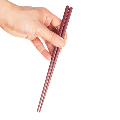 Fukui Craft Hexagonal Japanese Chopsticks Brown