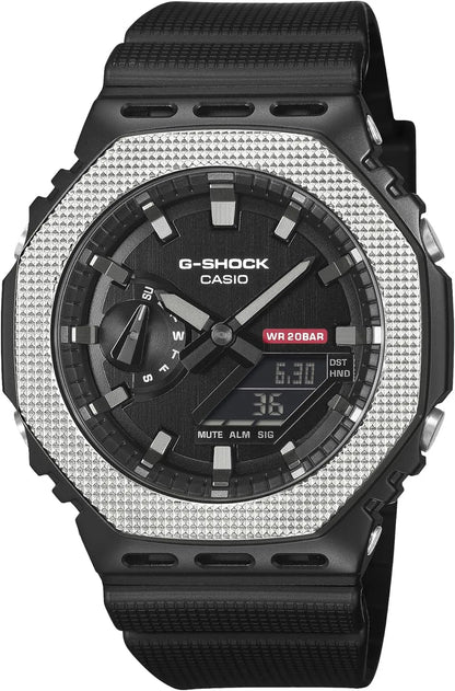 G-SHOCK GM-2100GC-1AJF Metal Cover Black Limited Edition Watch - Pattern Bezel
 - 4549526414473