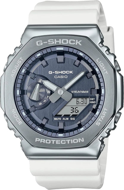 G-SHOCK GM-2100GC-1AJF Metal Cover Black Limited Edition Watch - Precious Heart White Navy
 - 4549526363986