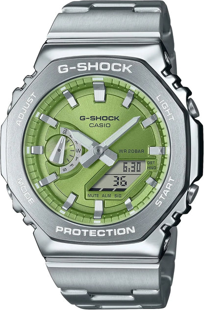 G-SHOCK GM-2100GC-1AJF Metal Cover Black Limited Edition Watch - Lime Green
 - 4549526383656