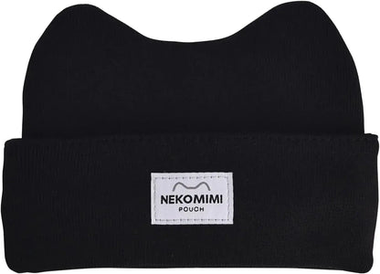 Gakken Sta Ful Cat Ear Pen Case Pen Pouch for Notebooks - Black 190x140x27mm - 4905426713465