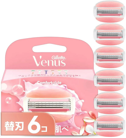 Gillette Venus Moisturizing Razor for Women with Replacement Blades - 6 Blades - 4904740667928