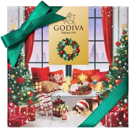 Godiva Christmas Bush de Noel Assortment 4-Piece Chocolate Gift