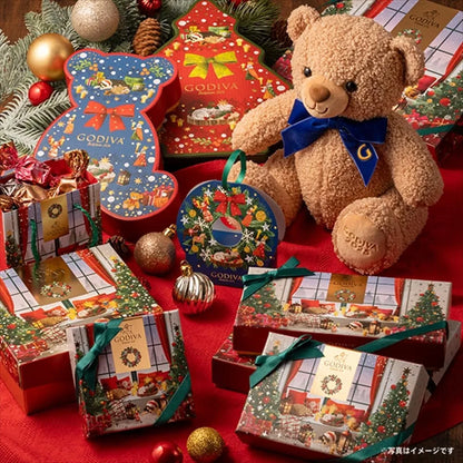Godiva Christmas Bush de Noel Assortment 7 Piece Chocolate Gift