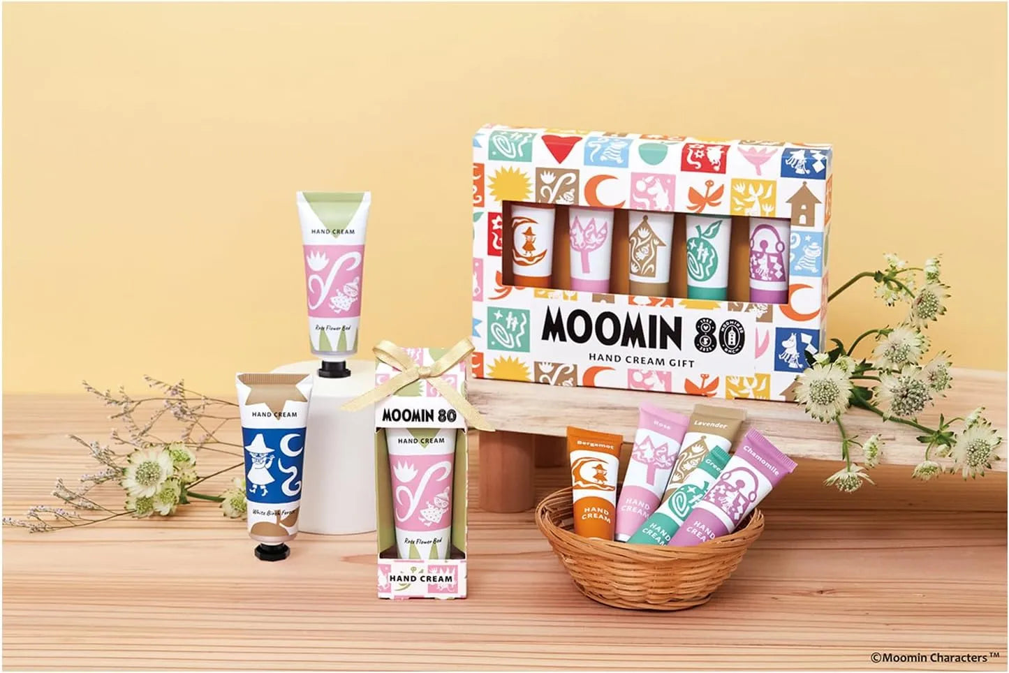 GPP Moomin 80th Anniversary Hand Cream Gift Set Moisturizing