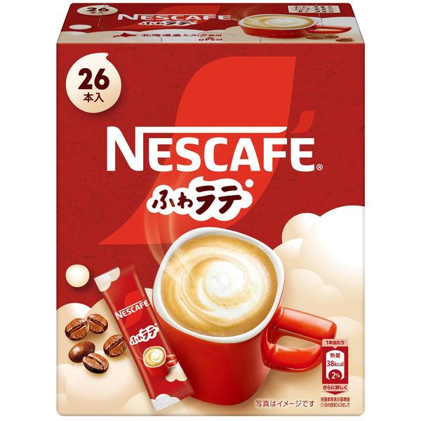 Nestle 日本 Nescafe Excella Fuwa Cafe 拿鐵速溶咖啡 30 支 - 奶油咖啡