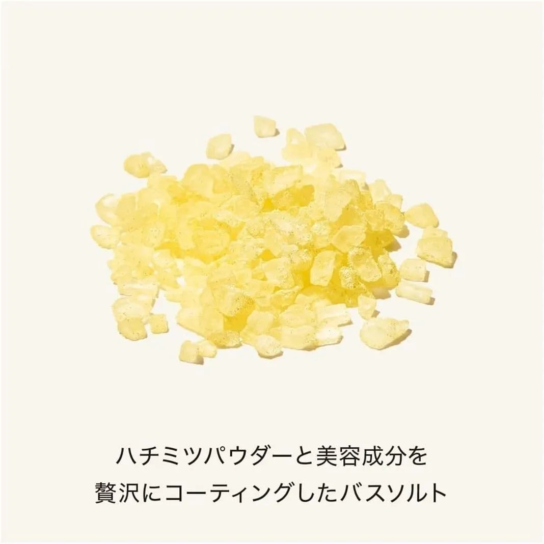 Hacci Bath Salt Milky Honey 10.6 oz Natural Relaxing Soak