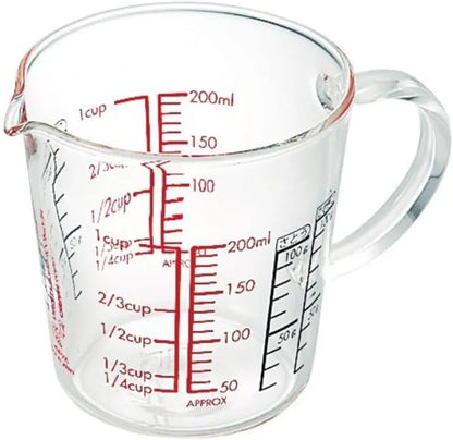 Hario Measuring Cup 200ml Heat-Resistant Glass with Handle