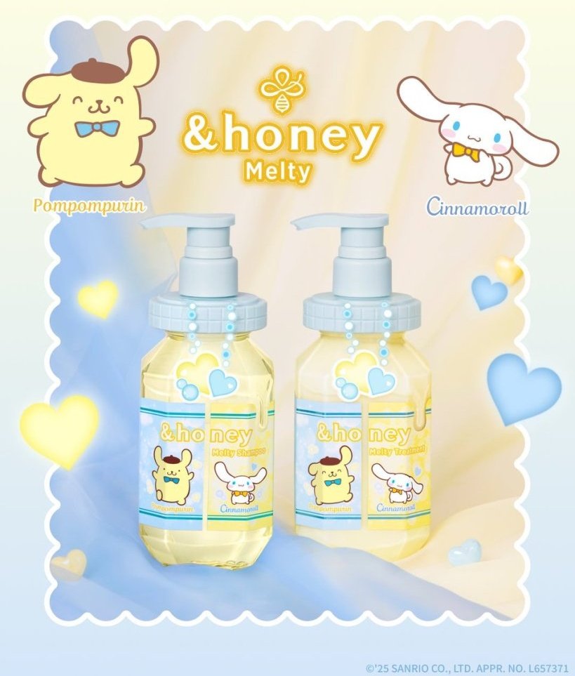 &Honey Melty Moisture Repair Treatment Cinnamoroll Pompompurin 2025 Li