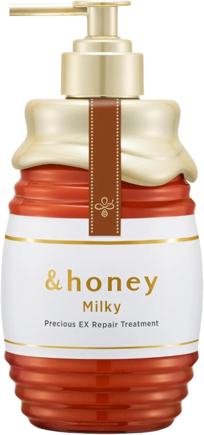 Honey Milky Precious EX Repair Treatment 17.6 oz for Moisturizing Hair Damage Care by &honey