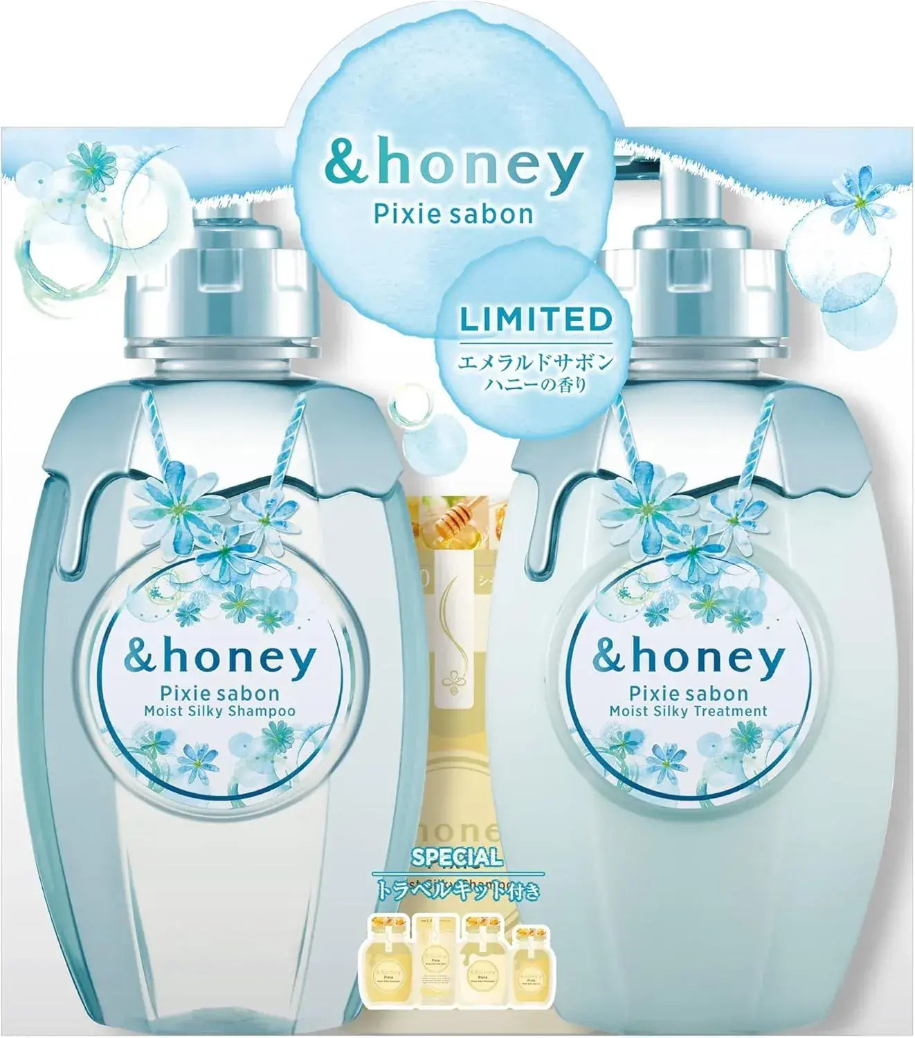 &Honey Pixie SABON Limited Pair Set Travel Kit with Shampoo