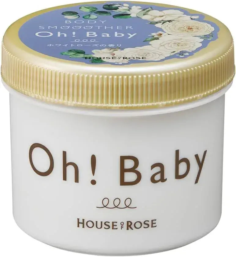 House of Rose Body Smoother YZ Body Scrub Oh Baby Hot Spring Formula - White Rose - 4977673132139