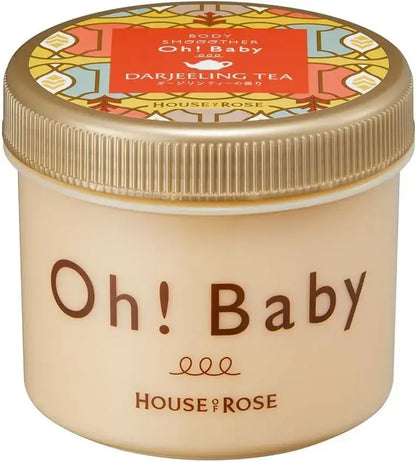 House of Rose Body Smoother YZ Body Scrub Oh Baby Hot Spring Formula - Darjeeling Tea Scent - 4977673141681