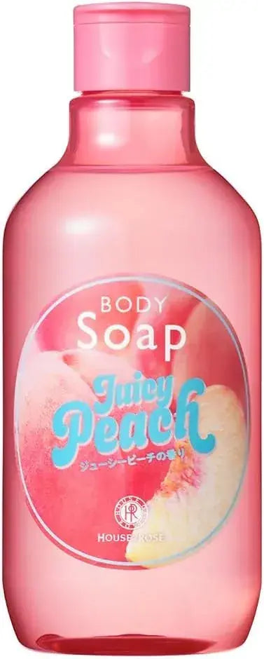 House of Rose Body Soap Juicy Peach Scent Moisturizing 300ml