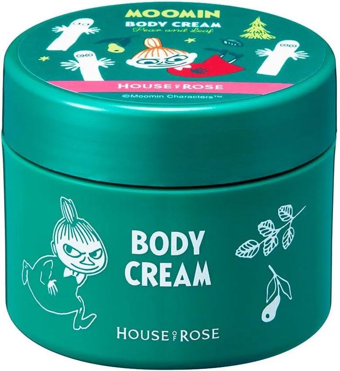 House of Rose Moomin Body Cream Pear Green Leaf Scent 3.4 oz