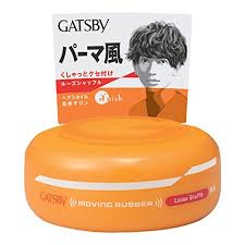 Gatsby Moving Rubber Hair Wax Loose Shuffle 80g - Flexible Hold Styling Wax